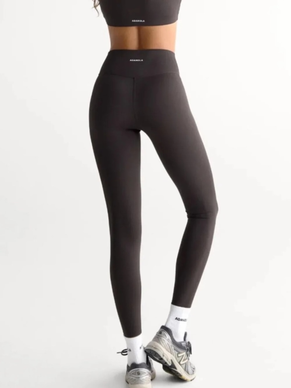 Adanola Ultimate Leggings Regular Length in Coffee Bean Size Small Athleisure
